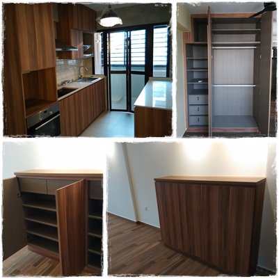 kitchen cabinets, shoe cabinet and casement wardrobe